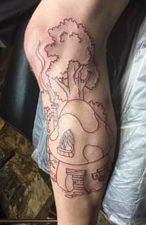 May be an image of one or more people and tattoo