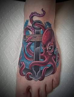 May be an illustration of one or more people and tattoo