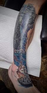 May be an image of 1 person and tattoo